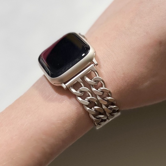 Double Starlight Chain Apple Watch Band 42/44/45 - Picture 2 of 4